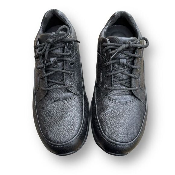 Rockport Men's Edge Hill II Black Leather Walking Shoes Size 10 - Picture 5 of 10